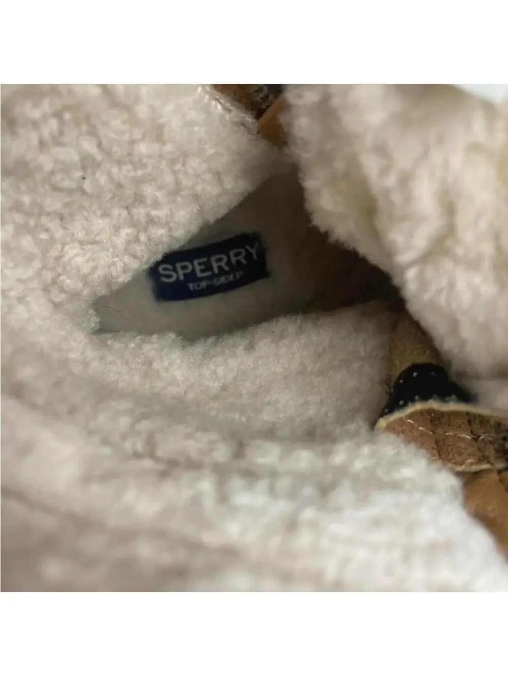 Sperry Thinsulate Winter Duck Boots Brown and Tan Size Women's 7 M Cabin Cottage